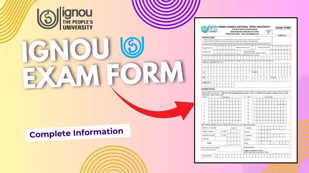 How to Fill IGNOU Exam Form 2025: A Ultimate Comprehensive Guide ...
