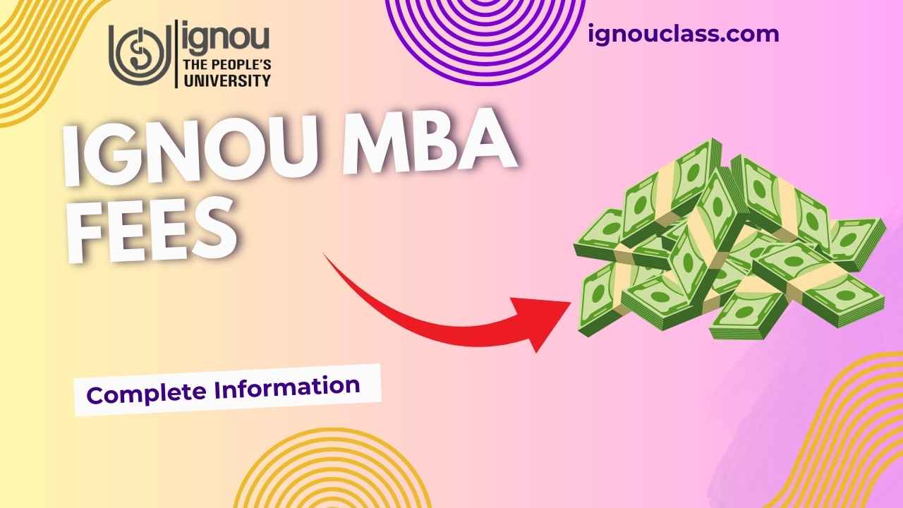 Ignou mba fees