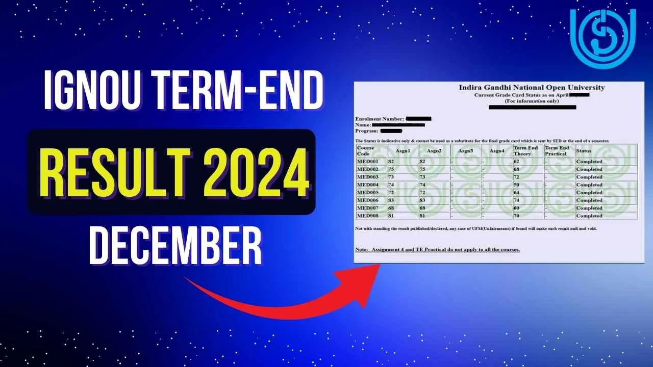 ignou term end result