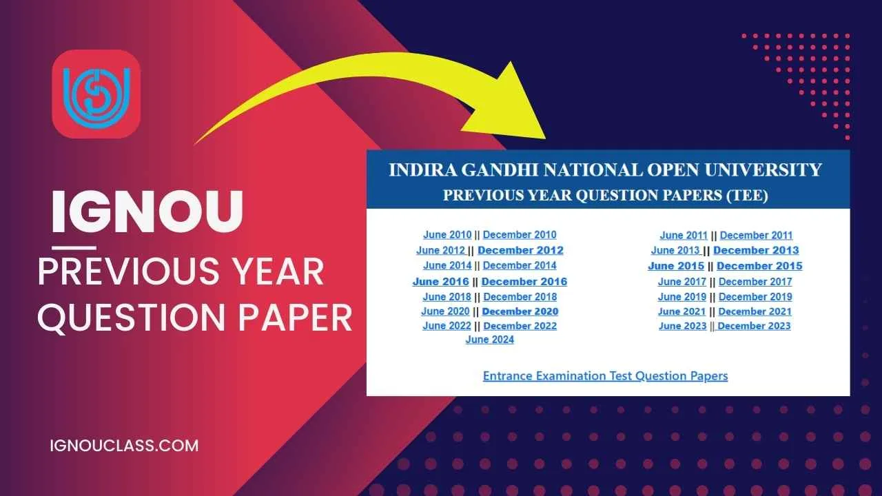 ignou previous year question paper