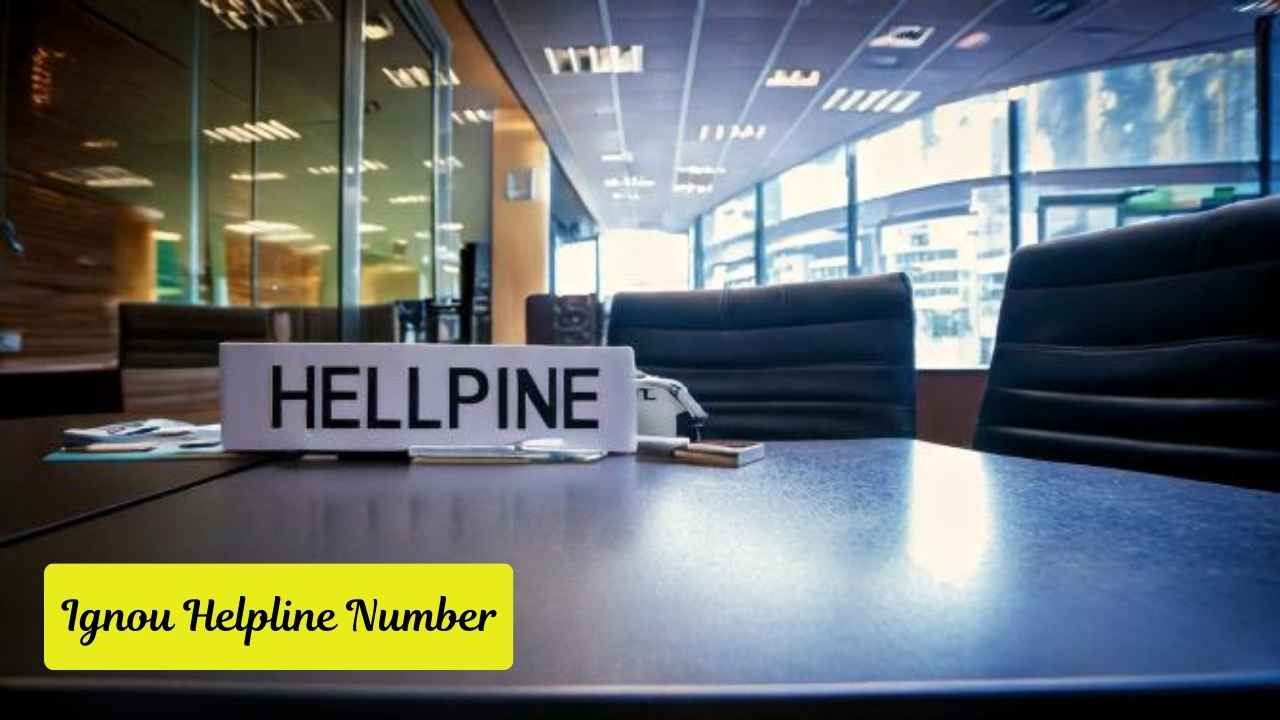 Ignou helpline number