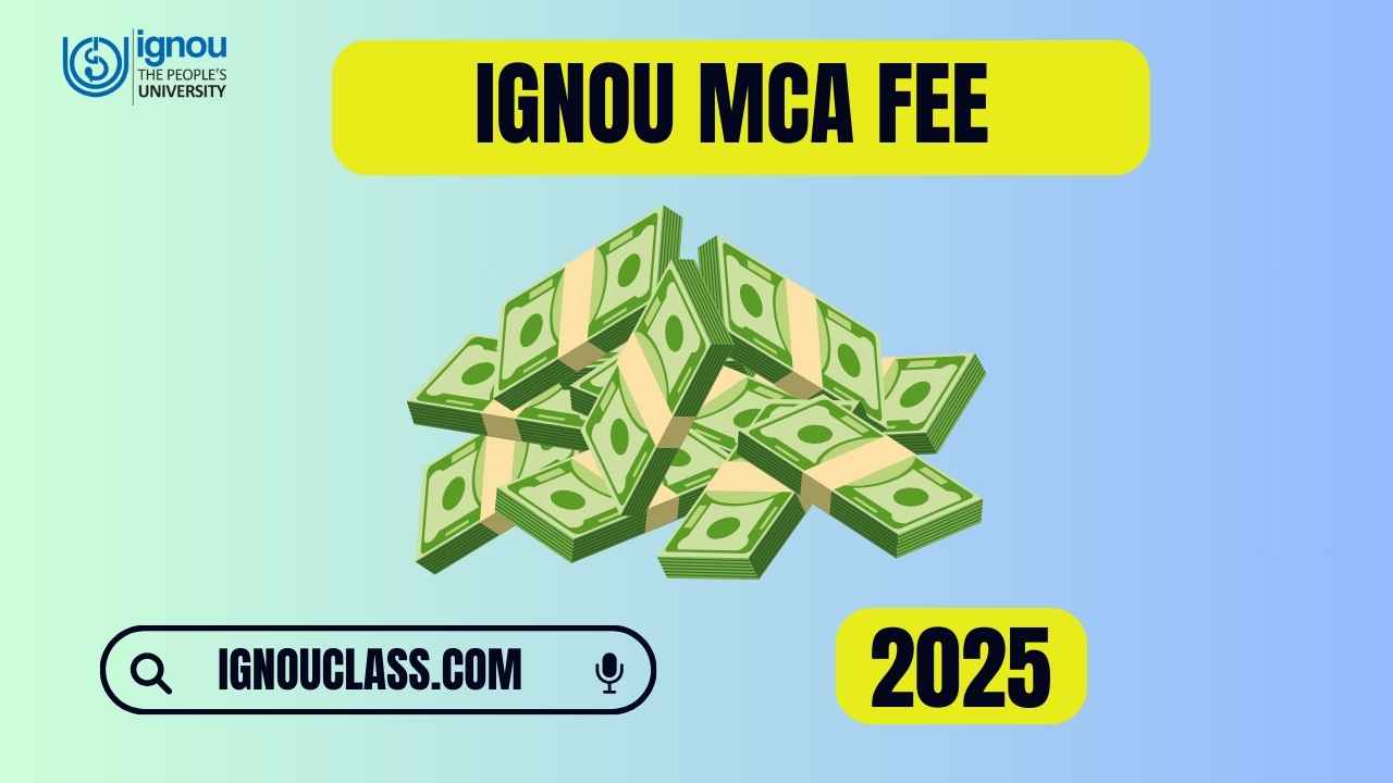 ignou mca fee