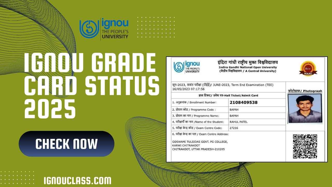 ignou grade card