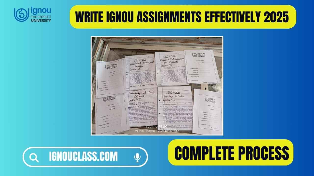 Ignou assignment strategies