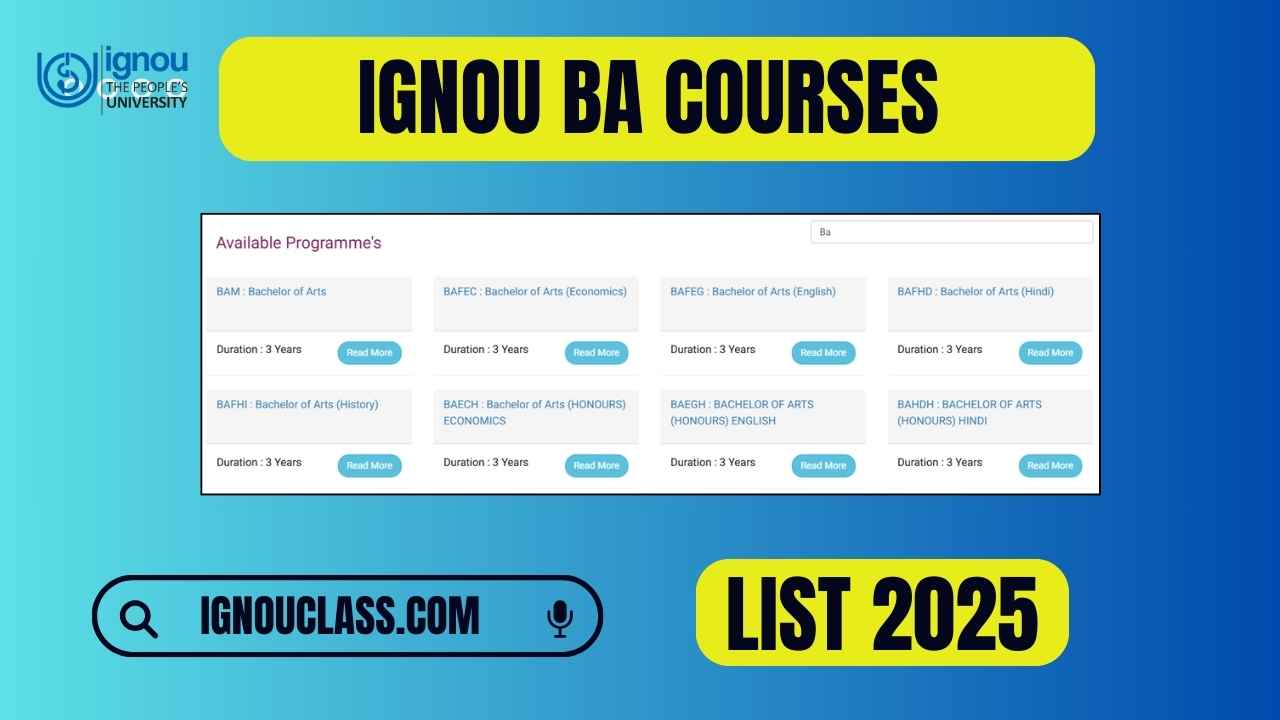 ignou ba course