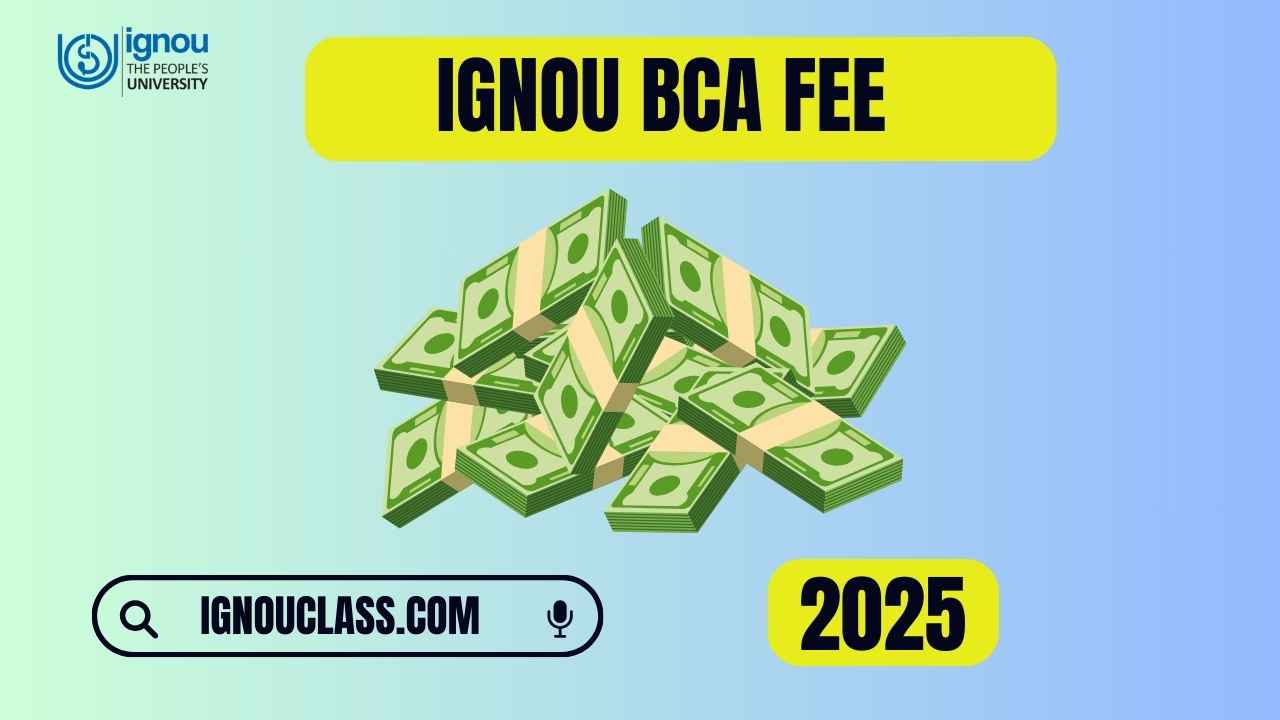 ignou bca fee