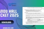 ignou hall ticket 2025