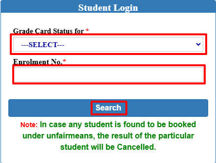 ignou grade card