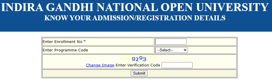ignou student login