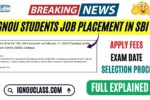 ignou students job placement in SBI