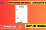 ignou login pasword change