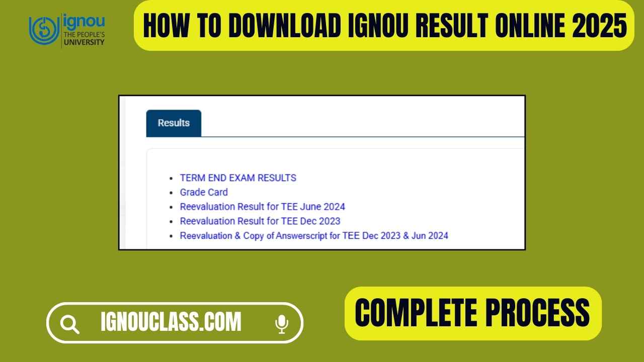 ignou result